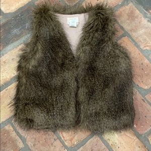 Crewcuts Faux Fur Vest